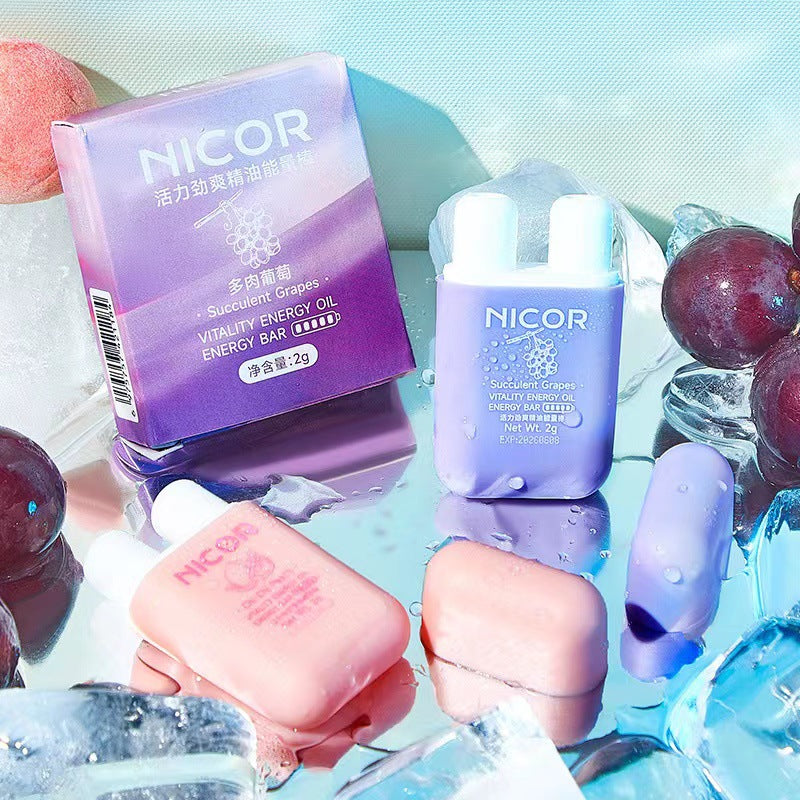 Nicor Nasal Congestion Nasal Relief Tool Mint Nasal Inhaler To Refresh During Class and Drive, Double-hole Wake-up Stick To Stay Up Late and Prevent Sleepiness
