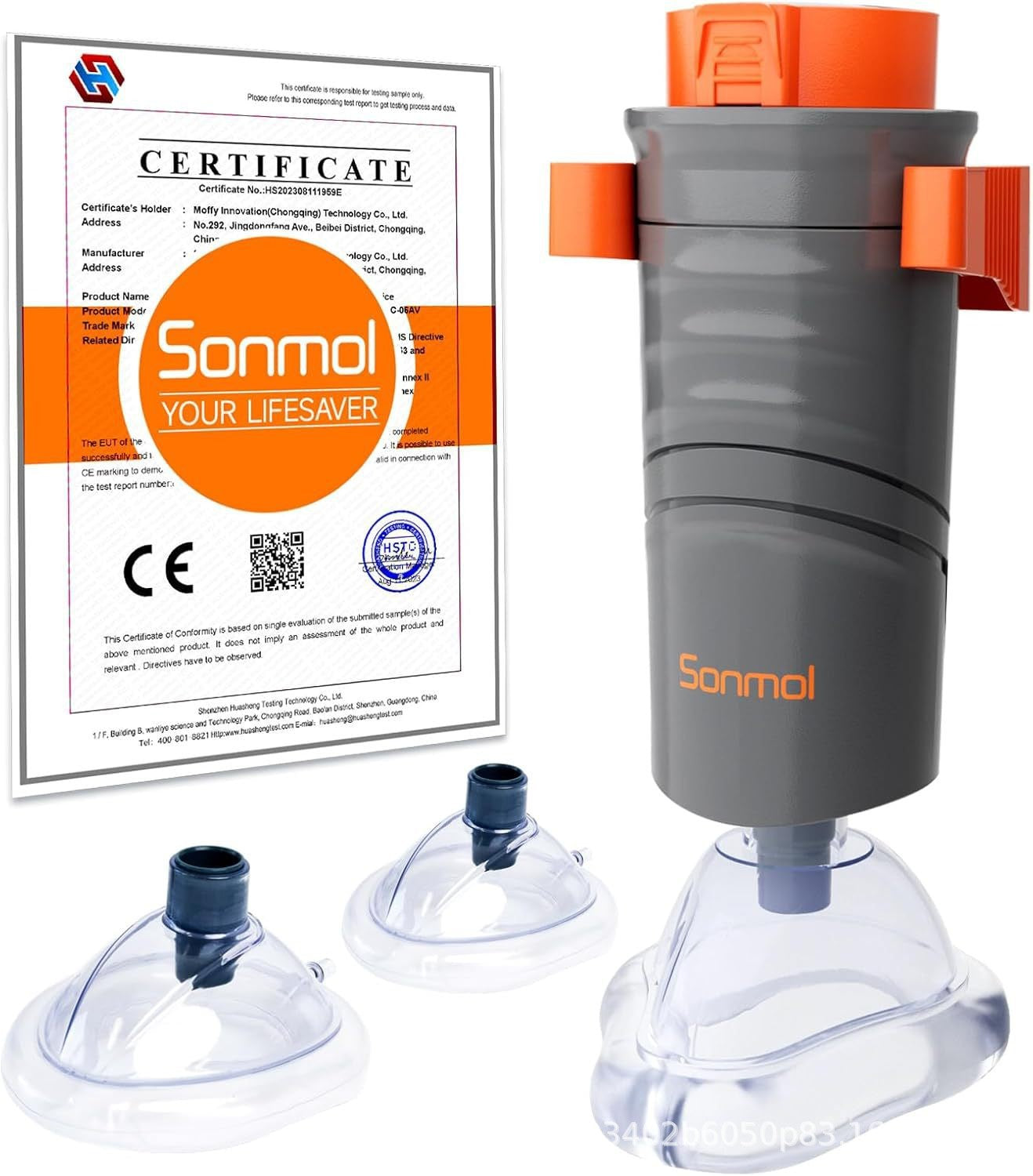 Shuomao Vibration Positive Pressure Breathing Trainer for the Elderly and Children, Sputum Clearing Device, Suctioning Instrument