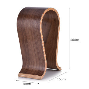 Stand Walnut Headphone Stand Display, Stand Modern Simple Wooden Headphone Stand Ornaments Living Room Bedroom