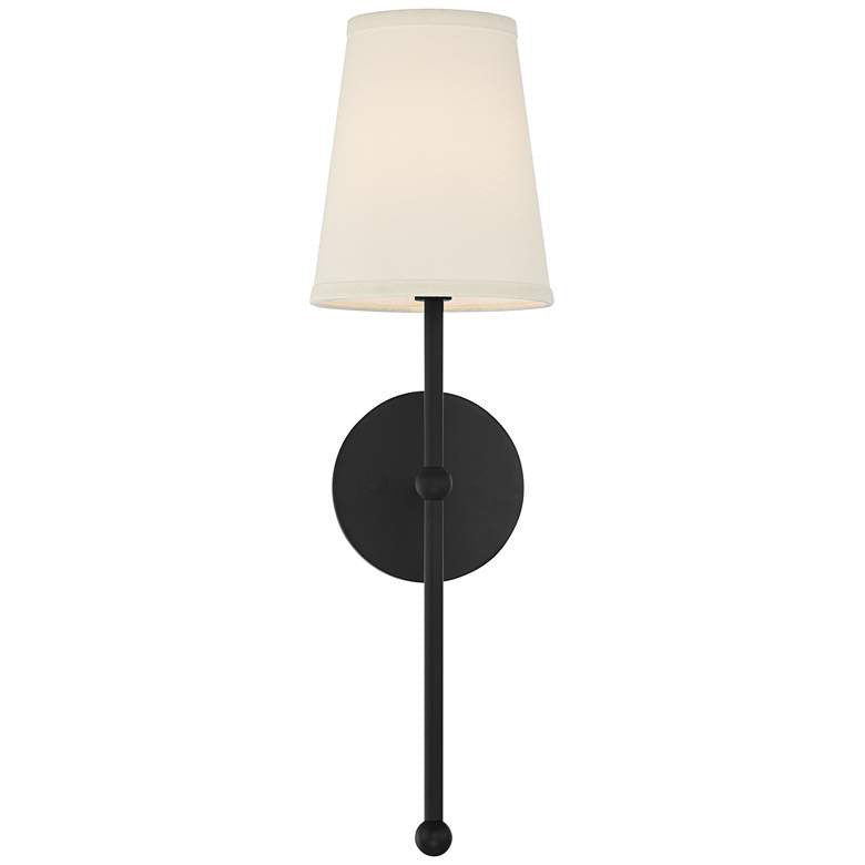 American Simple Wall Lamp Brass Color Fabric Bedroom Bedside Lamp Modern Living Room Background Lamp Bathroom Mirror Headlight Black