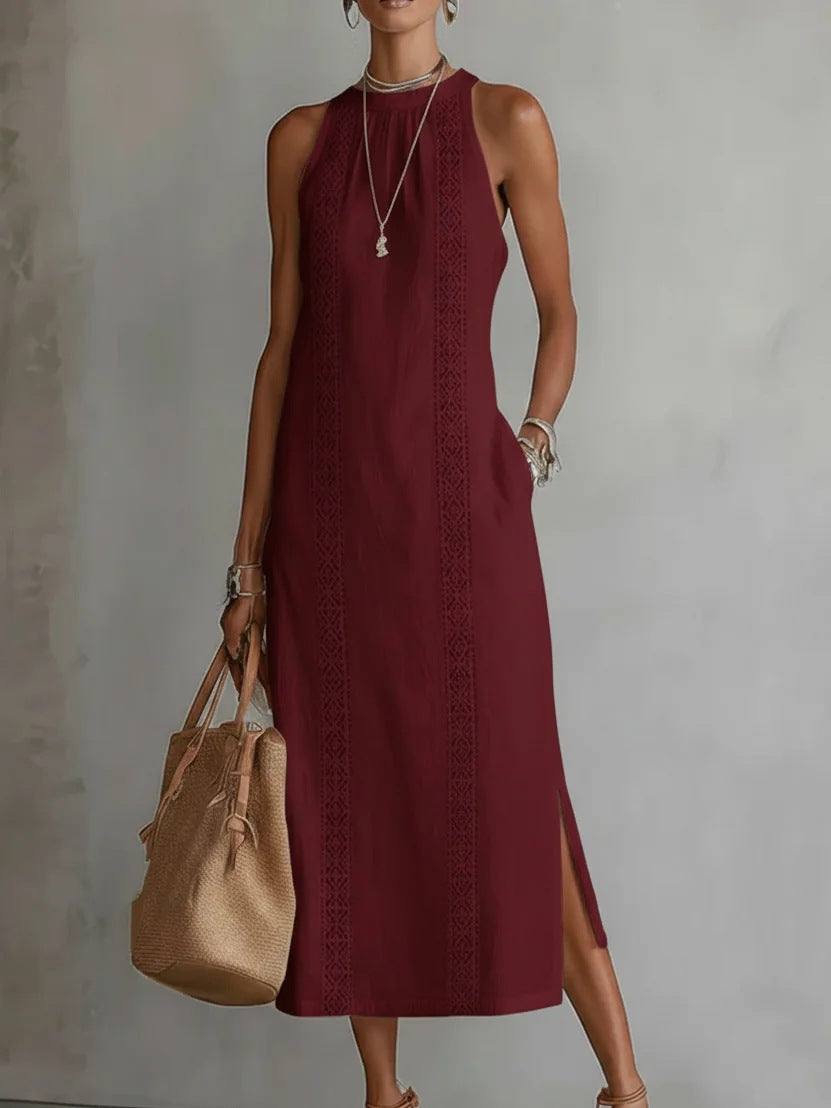2026 European and American cross-border women's clothing solid color loose long shirt fashion casual women's dress