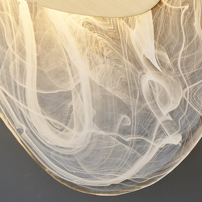 Light Luxury Wall Lamp Modern Minimalist Creative Designer Living Room Background Wall Porch Lamp Bedroom Bedside Lamp Study Lamps