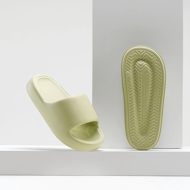 Stepping On Feces Feeling Slippers Female Summer Home Cute Home Couple Shoes Outside Wear Bathroom Home Cool Thick Bottom Slippers Female