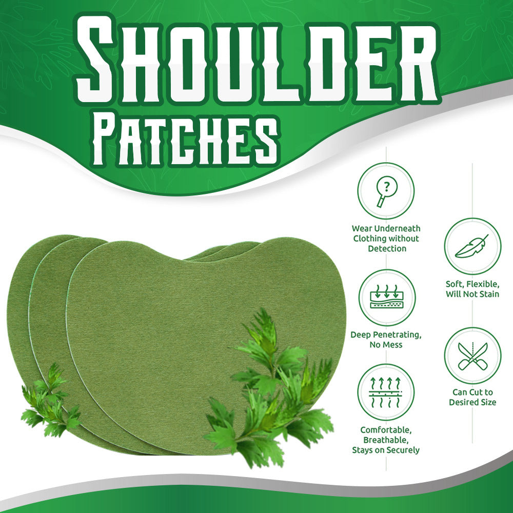 Sumifun Cross-Border Mugwort Shoulder Periarthritis Patch, Shoulder Periarthritis Joint Care Patch 1 Bag 12 Patches