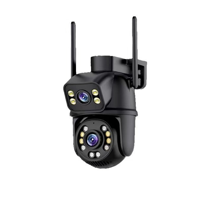 ICSEE High-Definition Wireless Dual-Lens Camera Mobile Remote Full-Color Night Vision Outdoor PTZ Camera A25 Smart Monitor