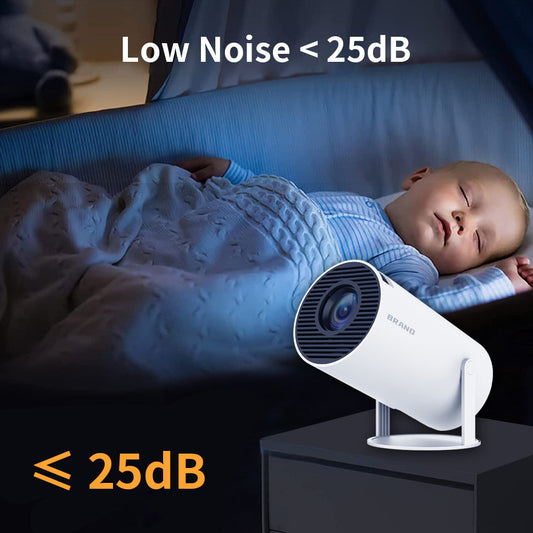 Cross-border Small Home Mini Portable Projector, HY300 Dual-band WiFi Autofocus HD Projector