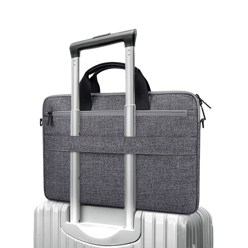 Wholesale waterproof briefcase for laptop computer shoulder bag 13/14/15.6 inches for men and women