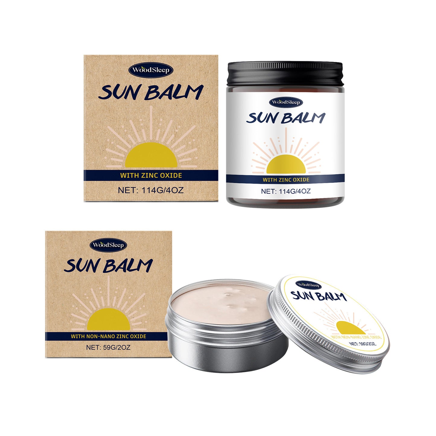 WOODSLEEP Beef tallow protective cream Summer outdoor protective skin care moisturizing repair refreshing non-greasy