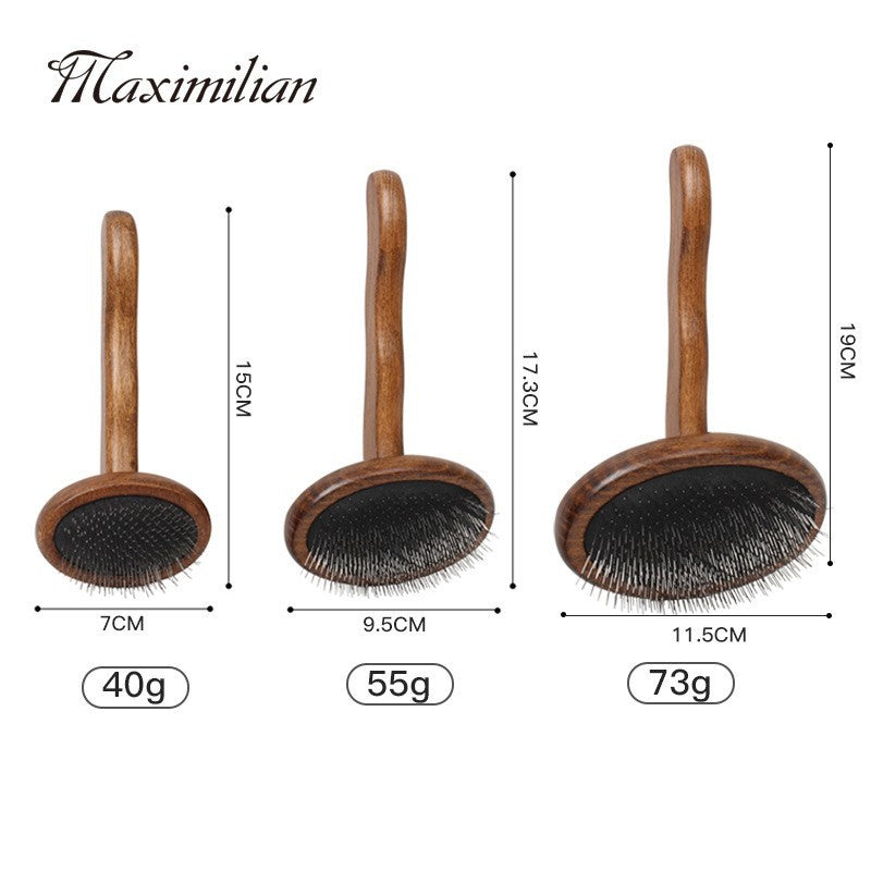 Pet comb solid wood antique depilatory cat comb depilatory dog comb pet supplies