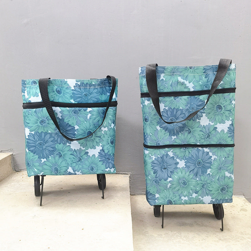 Fashion Folding Wheel Shopping Bag