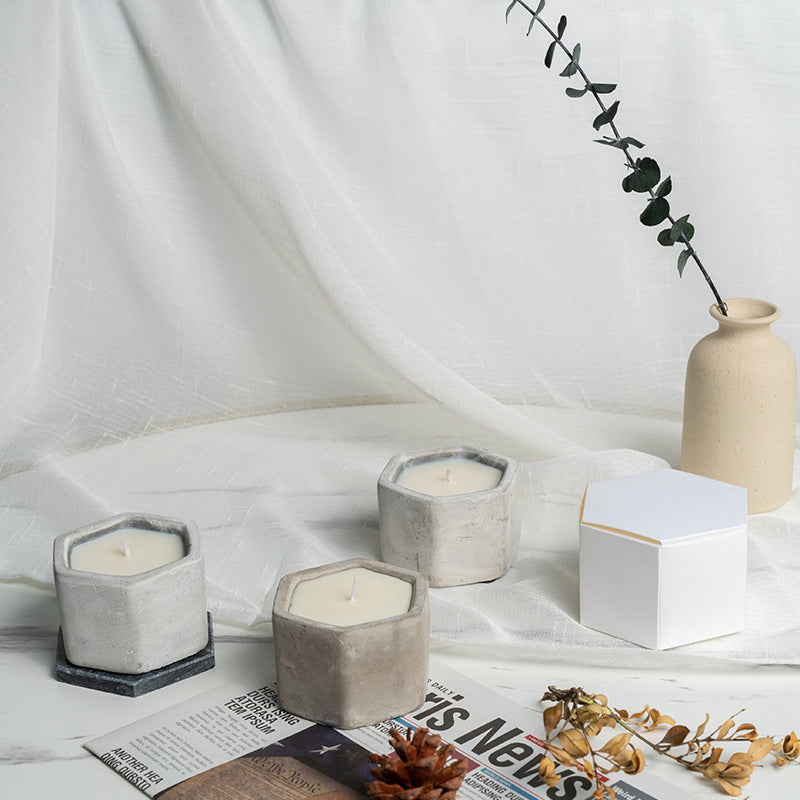 Wind Cement Handmade Creative Aromatherapy Candles
