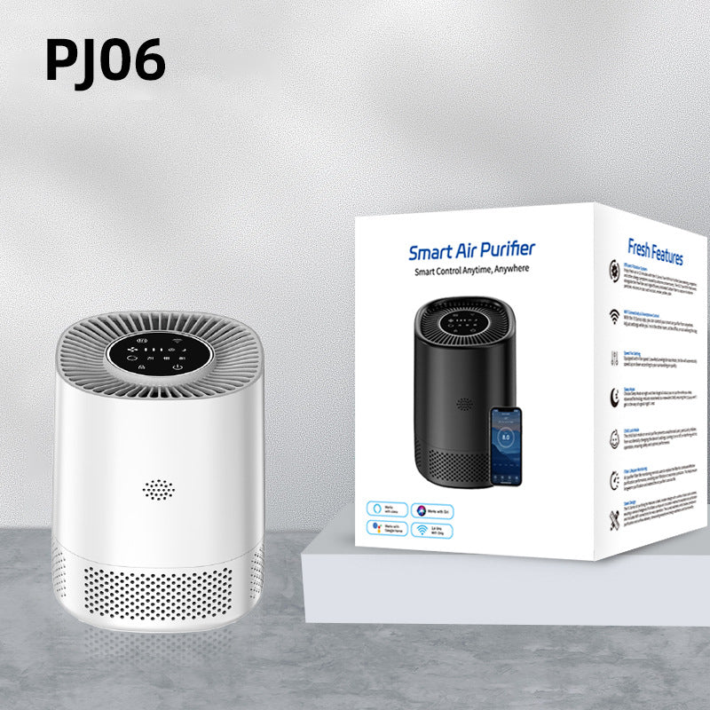 PJ06 New Cross-Border Air Purifier, Home Desktop Touchscreen WiFi Smart Air Purifier