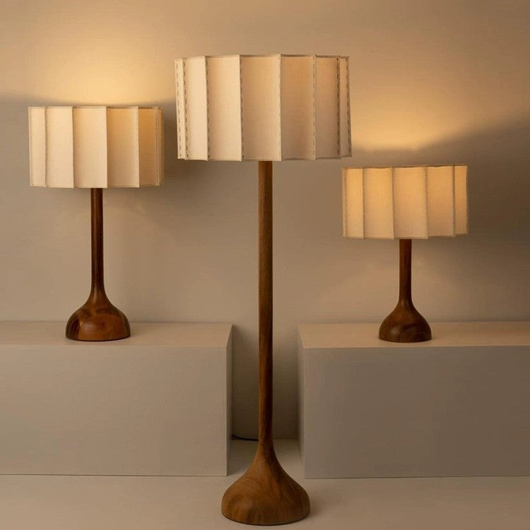 Japanese Wabi-sabi Style Floor Lamp, Solid Wood, Suitable for Living Room Sofas, Bedrooms, Studies, Guesthouses, and Villas, Offering a Sophisticated Decorative Feel