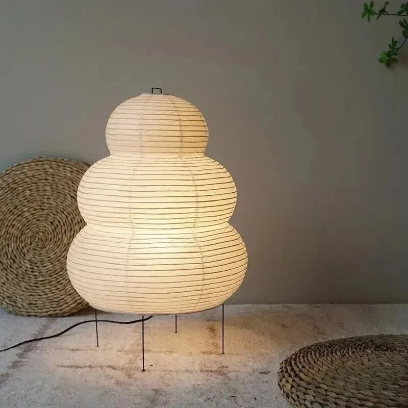 Akar Noguchi Isamu Japanese Rice Paper Table Lamp Wabi-sabi Style Living Room High-end Designer Art Decoration Bedside Table Lamp