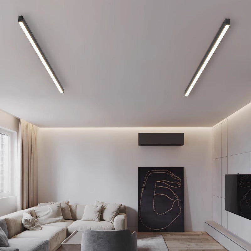 Living Room Ceiling Lamp Exposed Minimalist Corridor Balcony Entrance Corridor Without Main Light Lighting, Office Long Strip Light