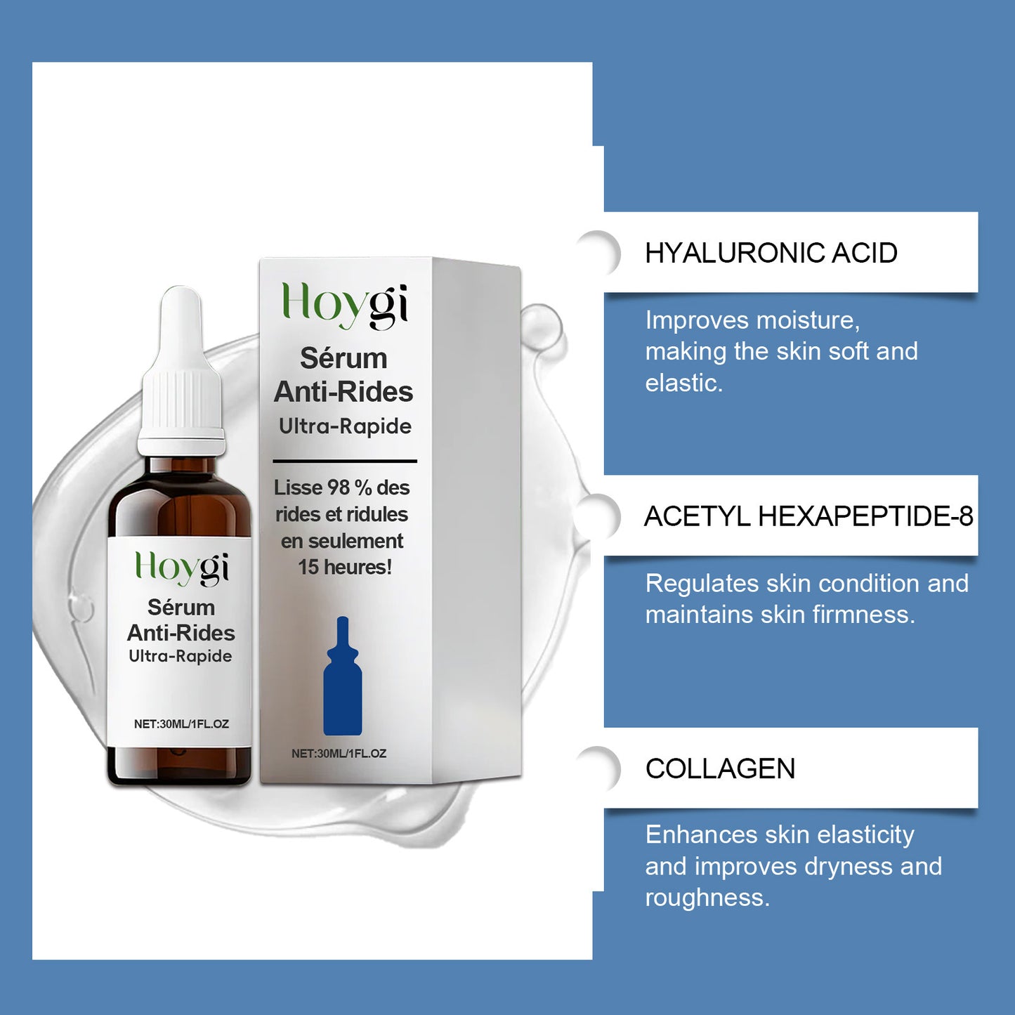HOYGI Essence: Gentle, nourishing, and softening for supple, radiant skin. A daily skincare essence.