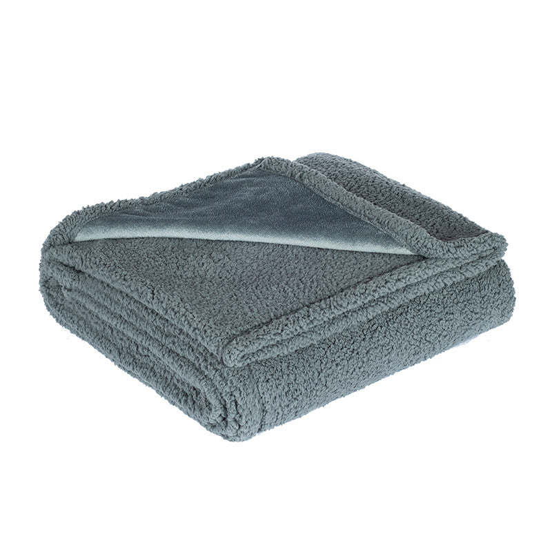 Amazon waterproof urine proof pet blanket cotton flannel comfortable thickened mat mattress pet supplies