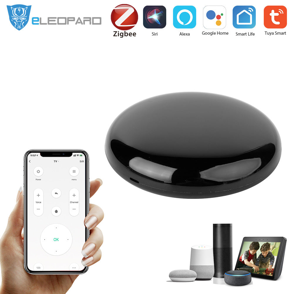 New Cross-border Tuya Smart WiFi Universal Remote Control, Smart Home ZIGBEE Infrared Radio Frequency Remote Control