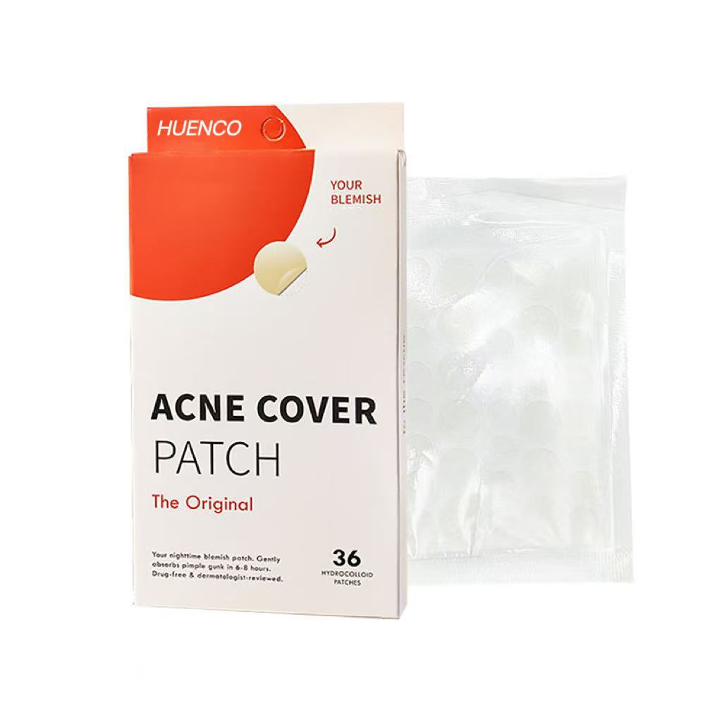 Cross-border Exclusive Acne Patches, 36 Patches/Box, Hydrocolloid, Invisible, Removes Acne Without Leaving Scars, Soothes Skin