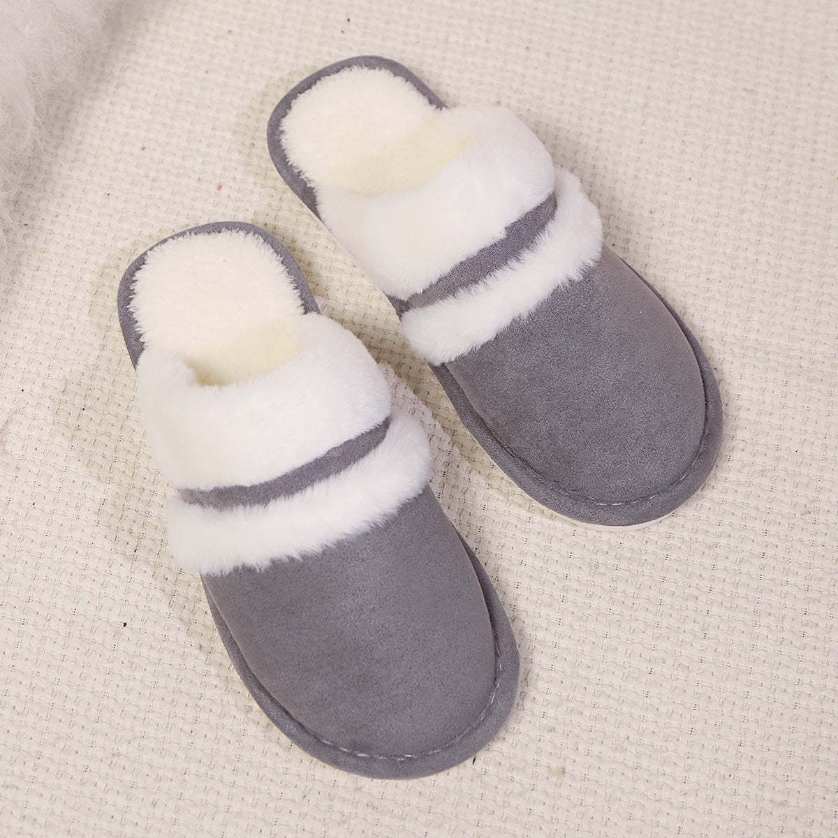 Winter Warm Thick Bottom Home Thickened Plush Slippers