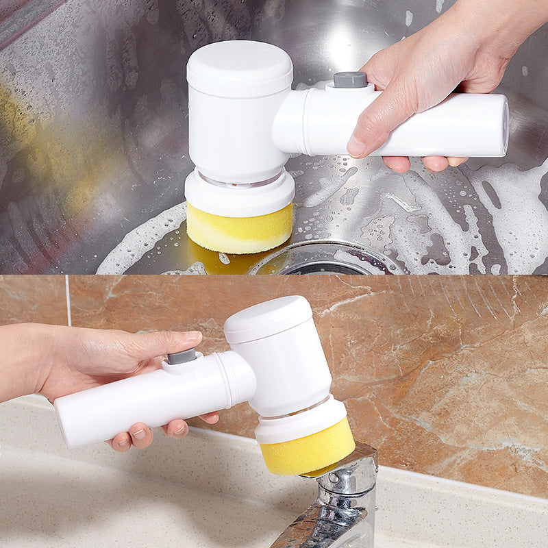 Multifunctional Brush Electric Cleaning Brush, Magic Brush, Kitchen Household Hand-held Dishwashing Brush, Pot Groove