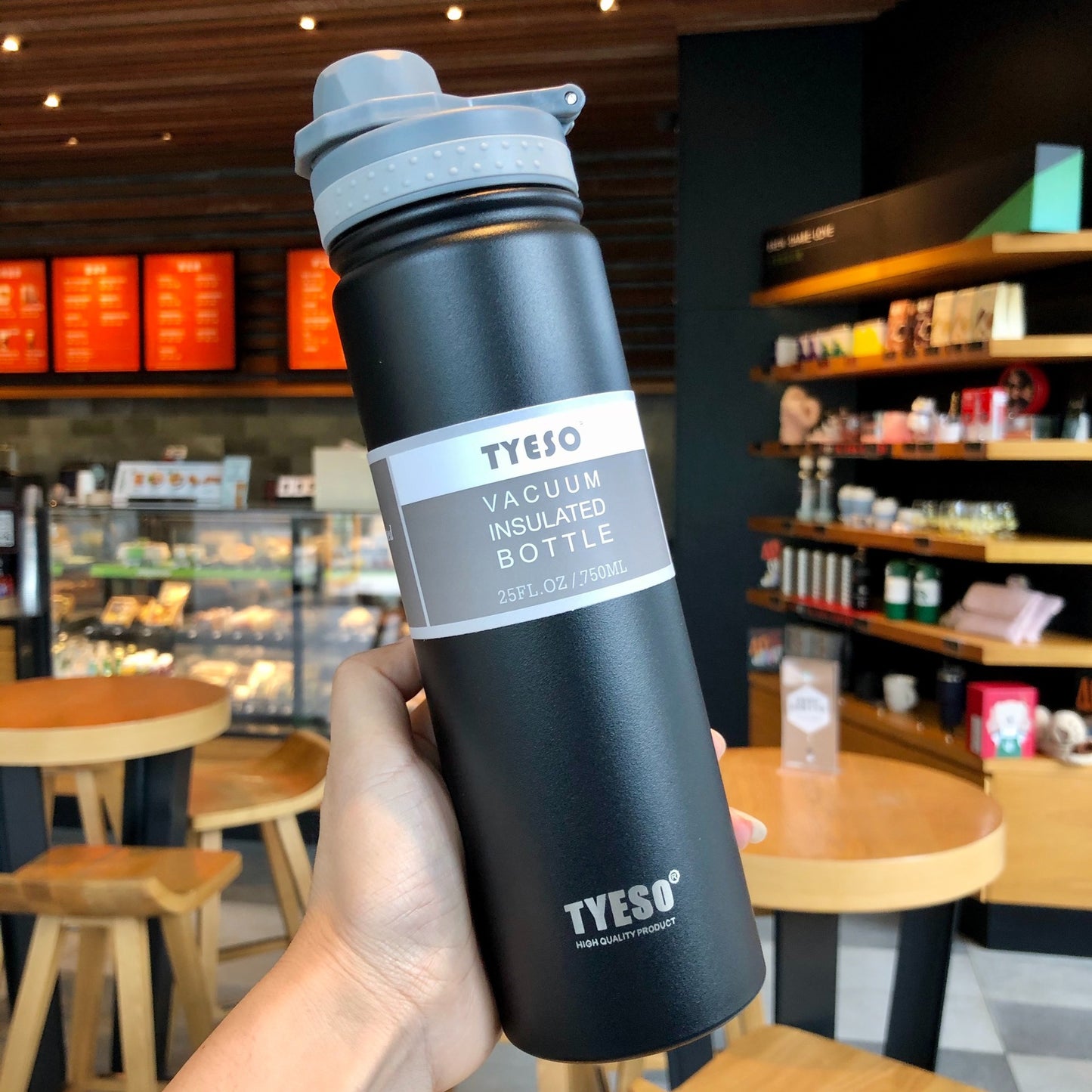 Taishuo Thermos Cup For Male and Female Students, Simple and Portable Stainless Steel Water Cup, Portable Large-capacity Sports Water Bottle Kettle