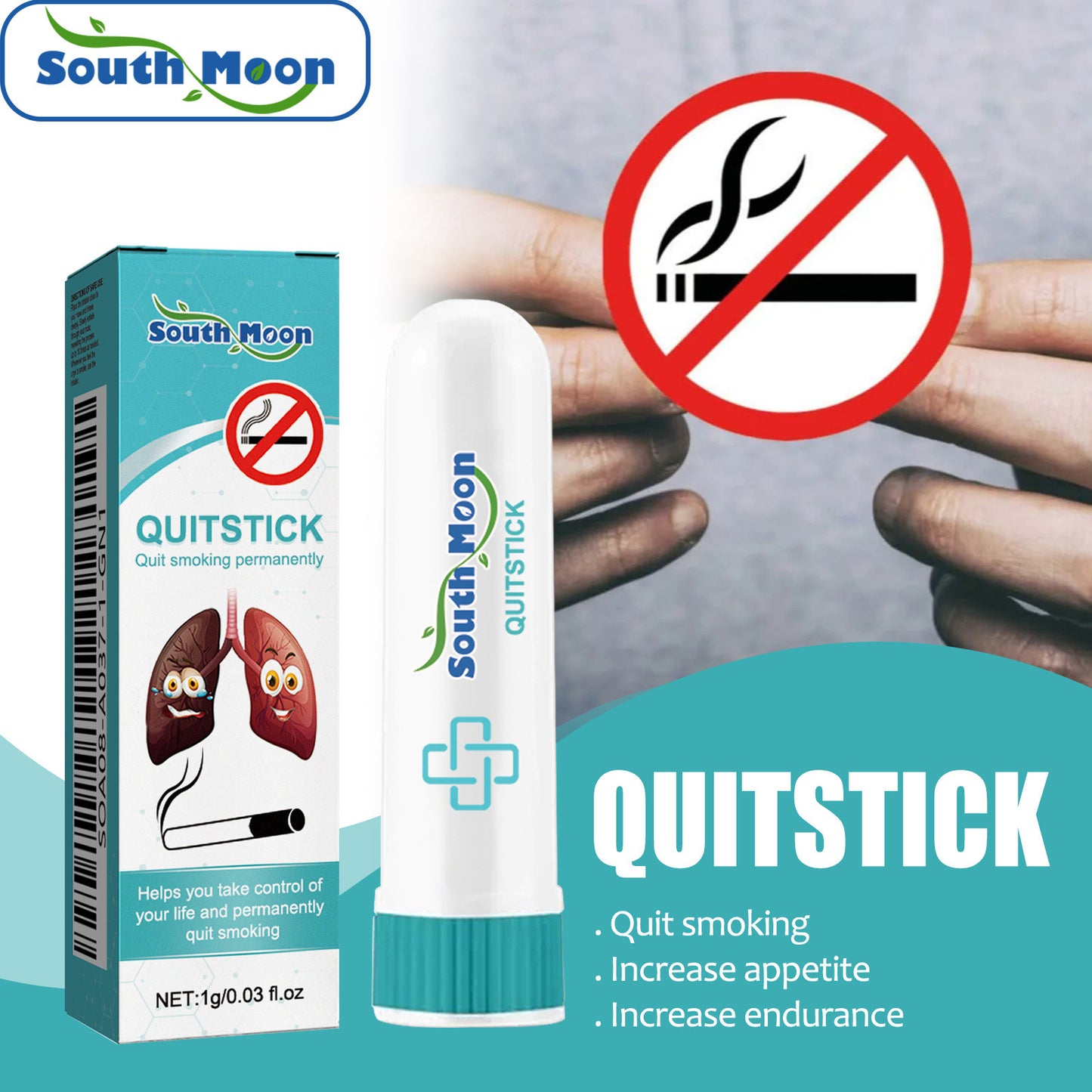South Moon Nasal Decongestant Stick Relieves Nasal Congestion and Discomfort Nasal Cleaning Nasal Decongestion Repair Body Care Stick