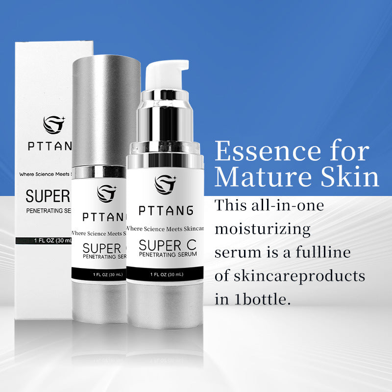 PTTANG's New Cross-border E-commerce Mature Skin Serum, Unisex, Brightening and Hydrating