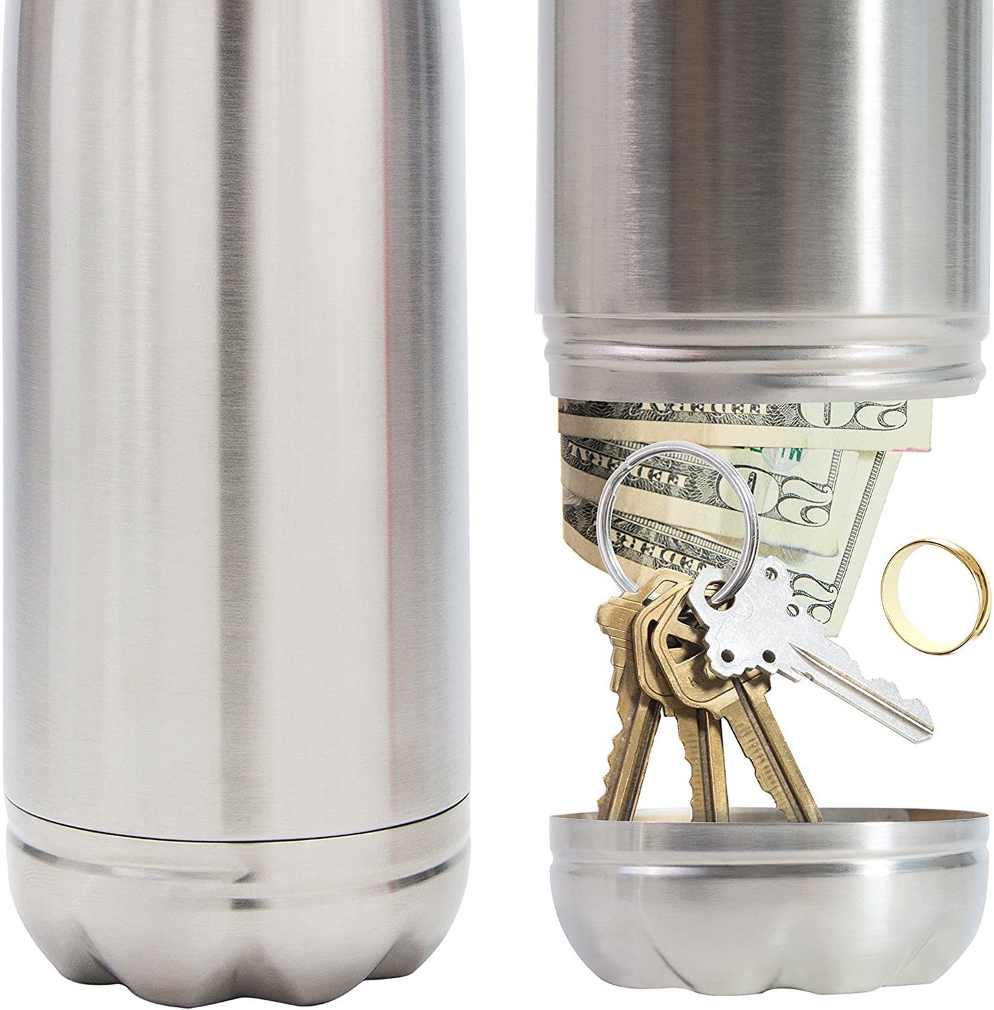Stainless Steel Bottle Hidden Tank Outdoor Portable Storage Thermos