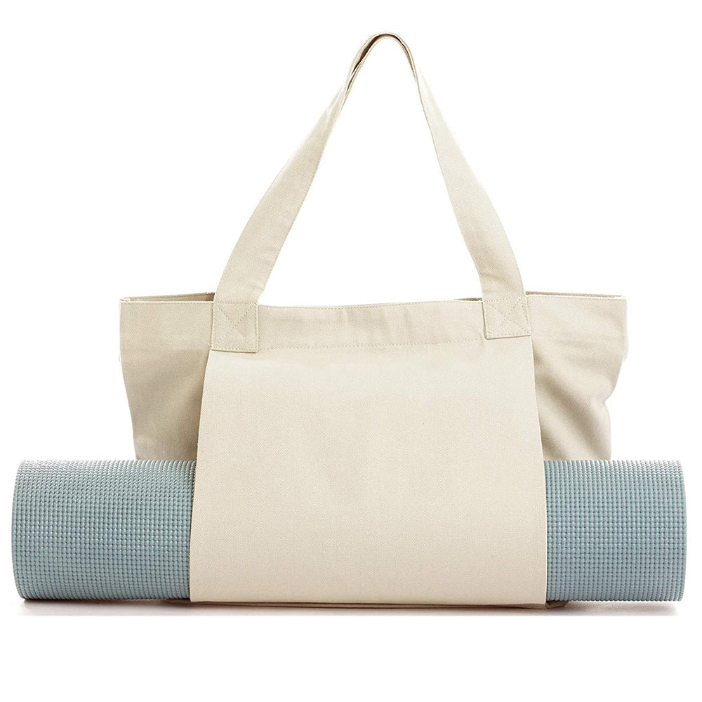 Ready-made portable yoga mat storage bag, outdoor camping blanket handbag, travel large-capacity toiletry storage bag