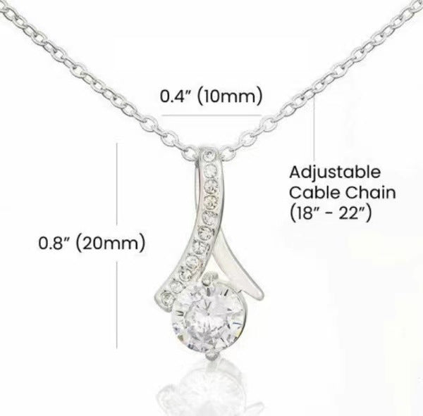 Cross-border Hot Style Soulmate Design Touching Herringbone Pendant Classic Versatile Mother's Day Gift Necklace