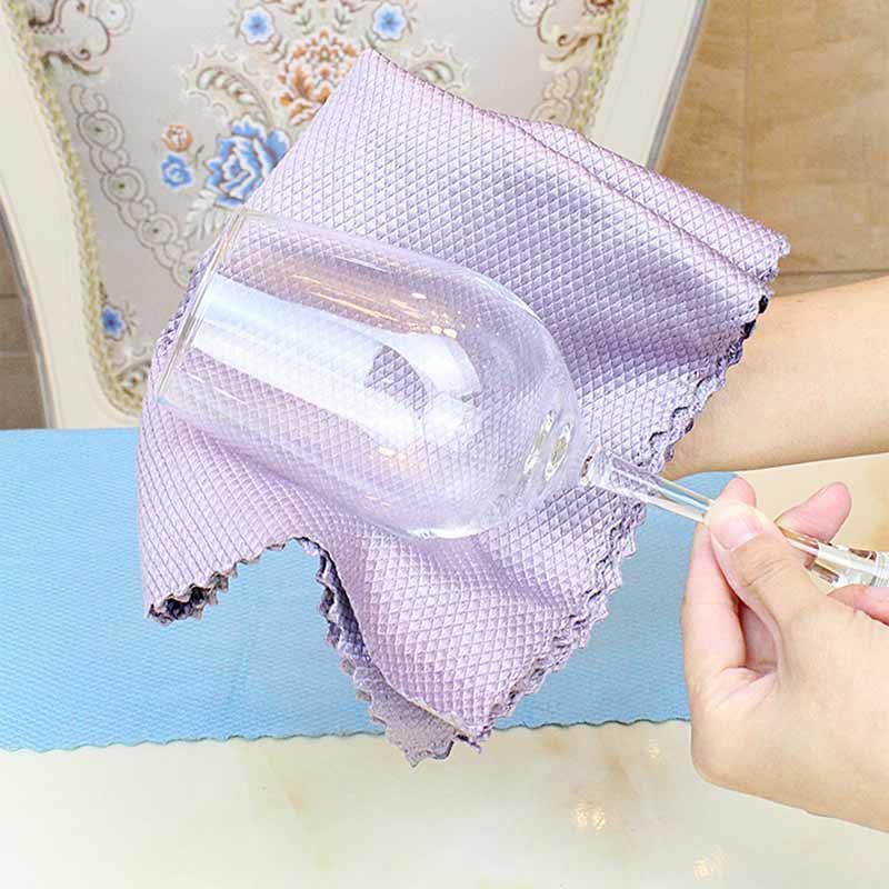 5/10Pcs Kitchen Anti-Grease Wiping Rag Cleaning Cloth Nano Scale Streak-Free Miracle Cleaning Towel For Home Kitchen Tool