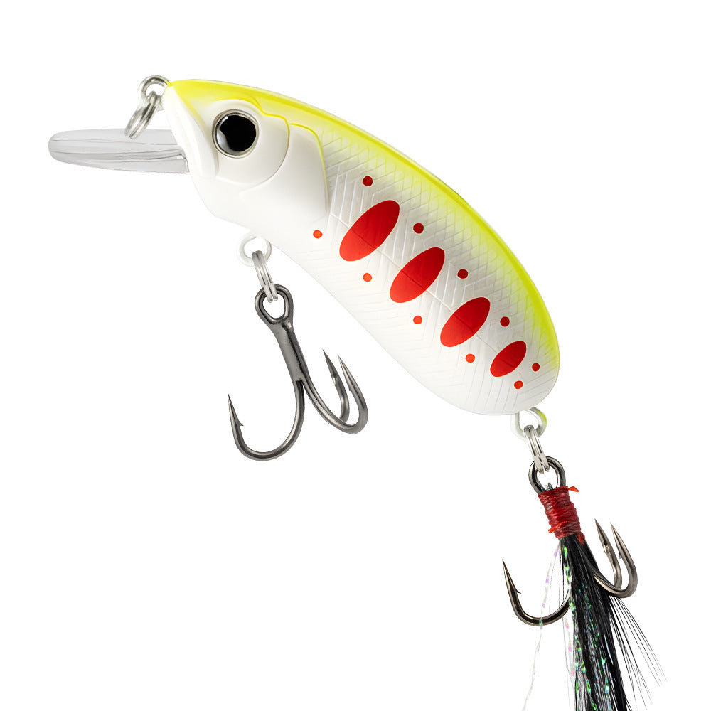 Minnow Micro-Filling Rocking Fat Slow-Sinking Long-Distance Lure for Fishing, Bass, and Mandarin Fish