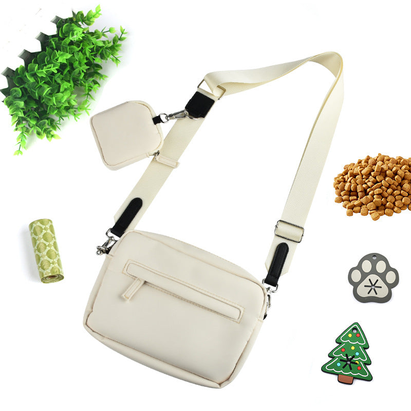 Popular dog training dog walking snacks shoulder bag cat and dog food pet snacks hanging bag waterproof