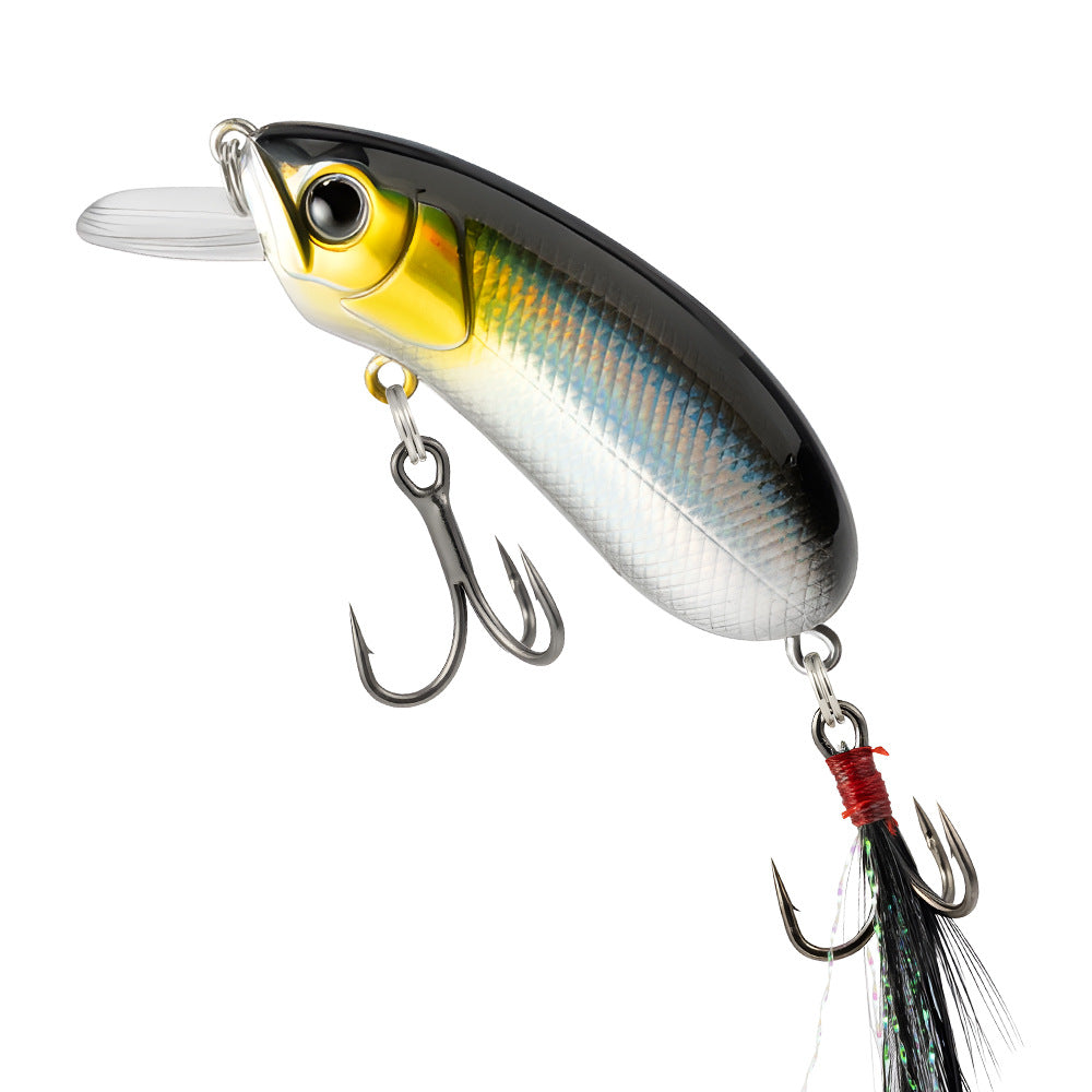 Minnow Micro-Filling Rocking Fat Slow-Sinking Long-Distance Lure for Fishing, Bass, and Mandarin Fish