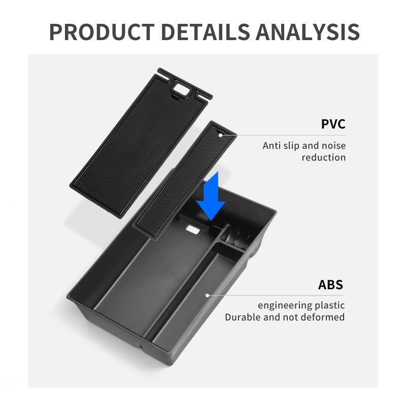 This is a Car Accessory Modification for The Center Console Armrest Storage Box of The 2024-2025 OMADA C5 EV