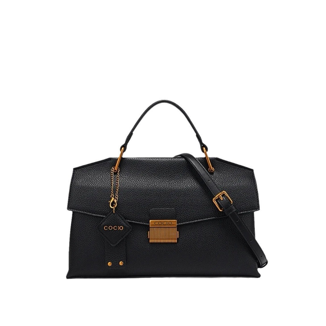 Cross-border hot selling women's bag new product COCIO new high-quality texture Himalaya white hand-held messenger bag