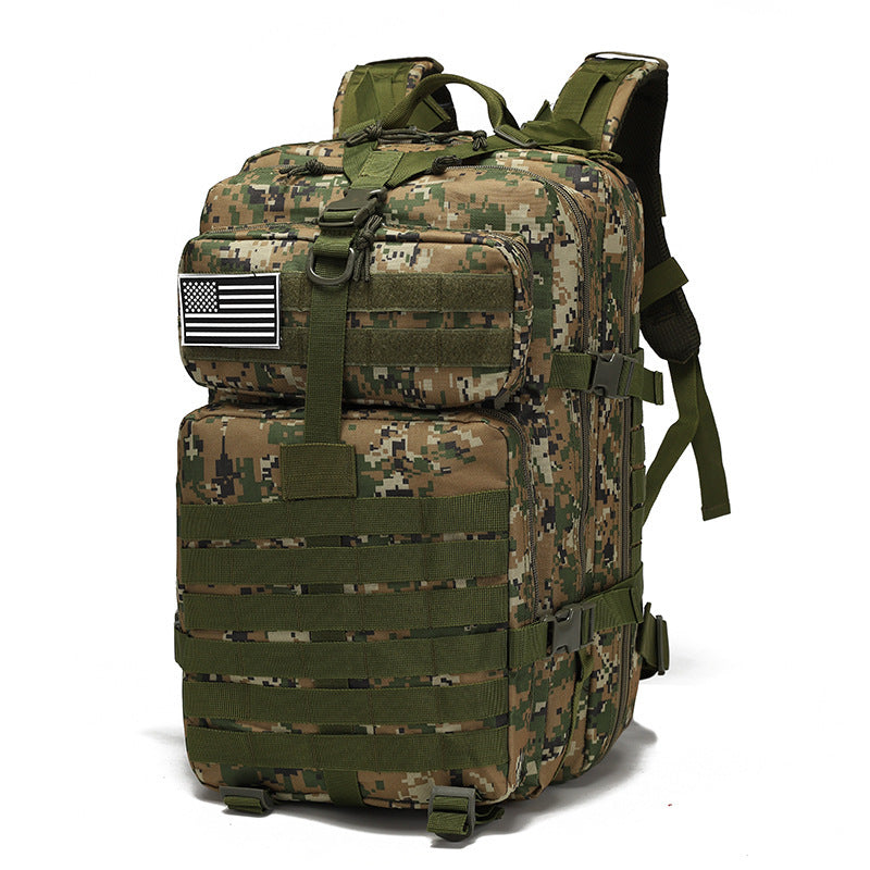 Outdoor tactical backpack hiking and camping large capacity MOLLE expands new 3P backpack