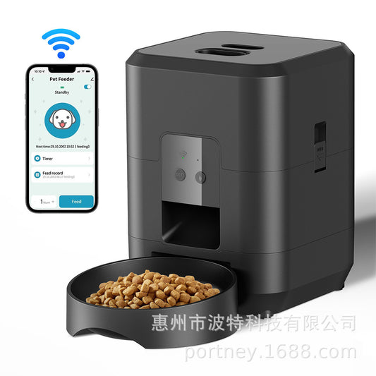 Amazon Pet Smart Feeder 2L Dog Feeding Machine WIFI Timing Cat Food Feeder Factory Direct Sales