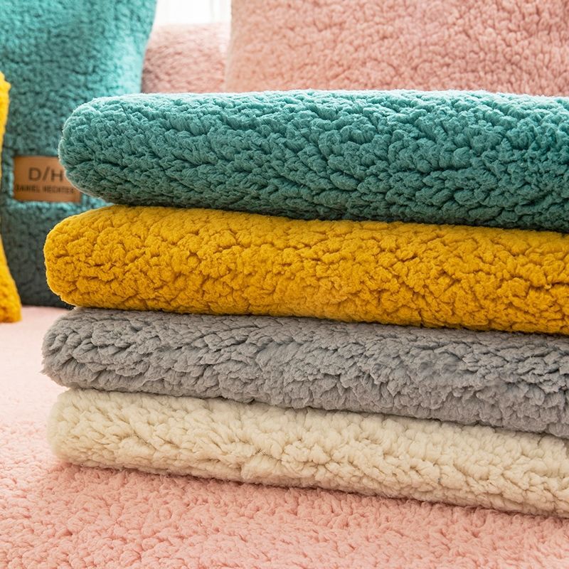 Sofa Cushion Winter Style Non-slip Plush Thickened, Nordic sofa Cover Cushion Cover Towel