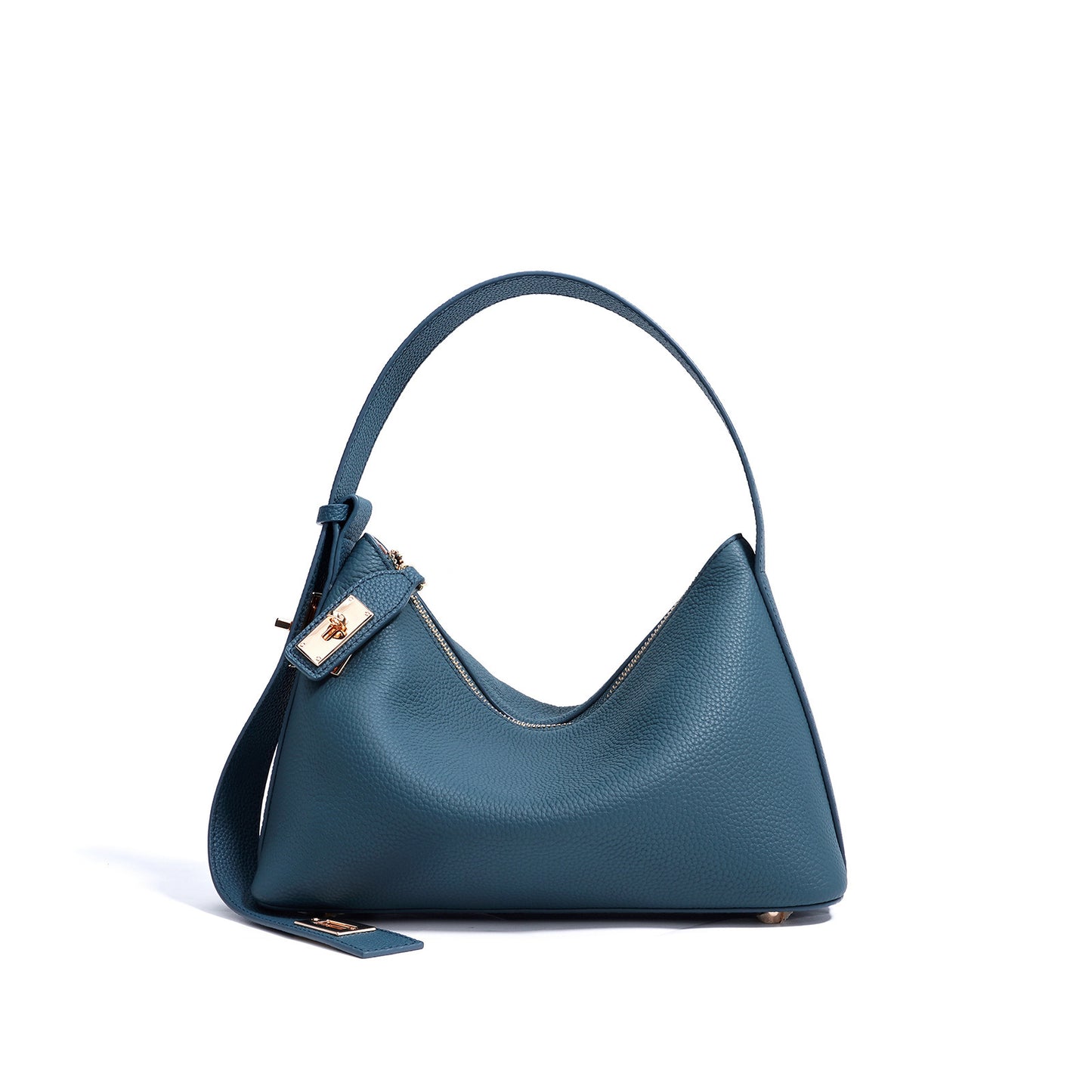 European and American Style High-end Luxury Handbag for Women, Niche Design, Underarm, Shoulder, Crossbody, Dumpling-shaped Genuine Leather Pillow Bag