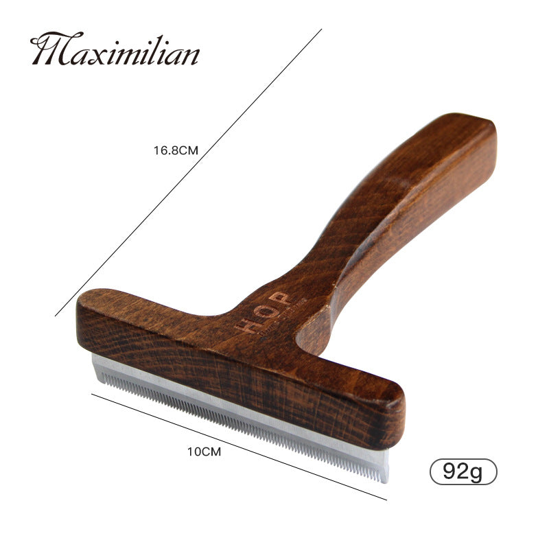 Pet comb solid wood antique depilatory cat comb depilatory dog comb pet supplies