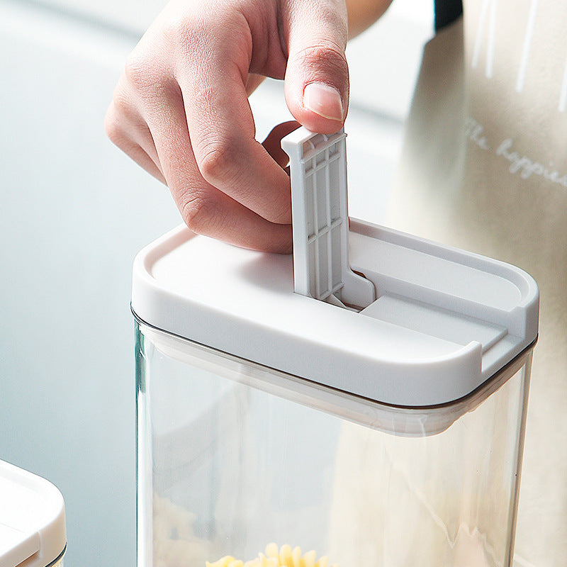 Sealed Jar, Transparent Plastic Acrylic Food Grade Kitchen Storage, Snack Tea Grain Jar, Storage Jar
