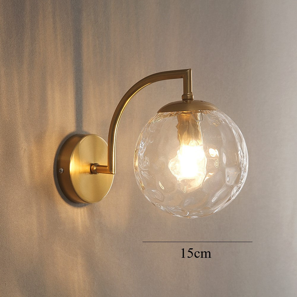 Watermelon Glass Wall Lamp, Colored Glass Small Wall Lamp, Bedroom Living Room Study Restaurant Lighting Wall Lamp