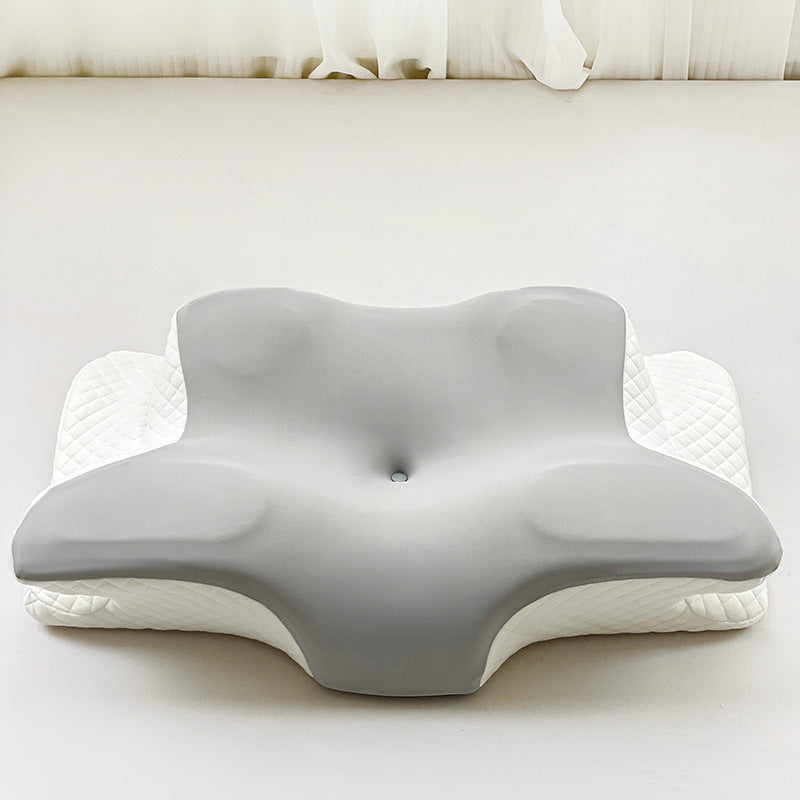 Foreign Trade Direct Sales of Butterfly-shaped Memory Foam Pillows with Slow Rebound Memory Foam Cores, Butterfly Neck Support Pillows, and Horn Pillows on Amazon