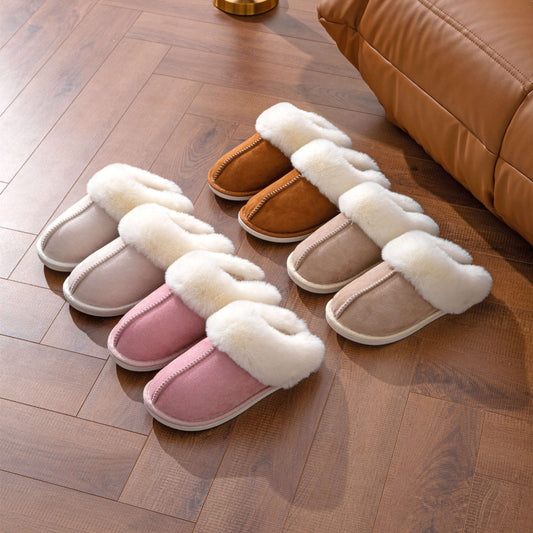 Winter Warm Thick Bottom Home Thickened Plush Slippers