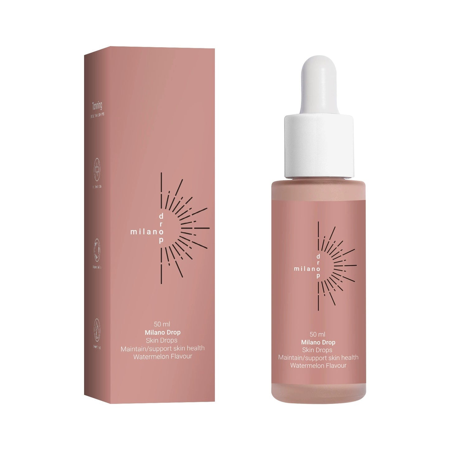 Zeria Sunless Tanning Drops, natural nourishing ingredients