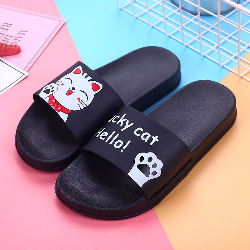 Stepping On Feces Feeling Slippers Female Summer Home Cute Home Couple Shoes Outside Wear Bathroom Home Cool Thick Bottom Slippers Female