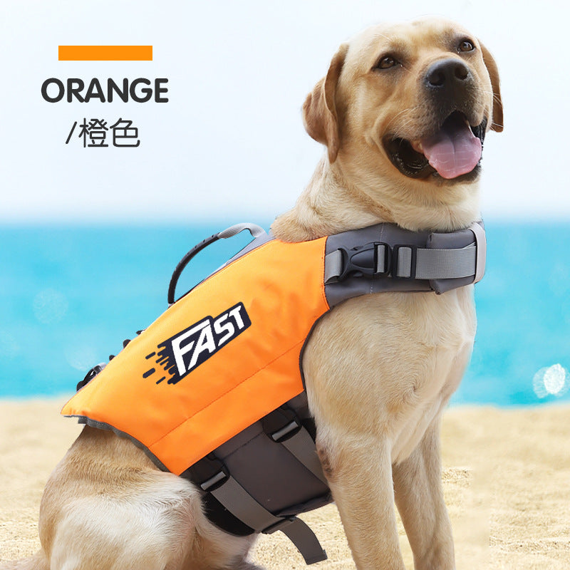 Amazon Pet Supplies Summer Pet Dog Life Jacket Dog Swimming Suit Dog Swimming Supplies Dog Swimsuit Vest