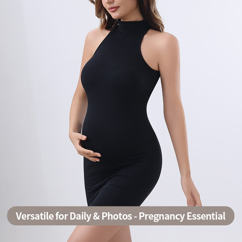 Cross-border European and American style sleeveless maternity dress, 2026 spring/summer, sexy slim-fit bodycon skirt